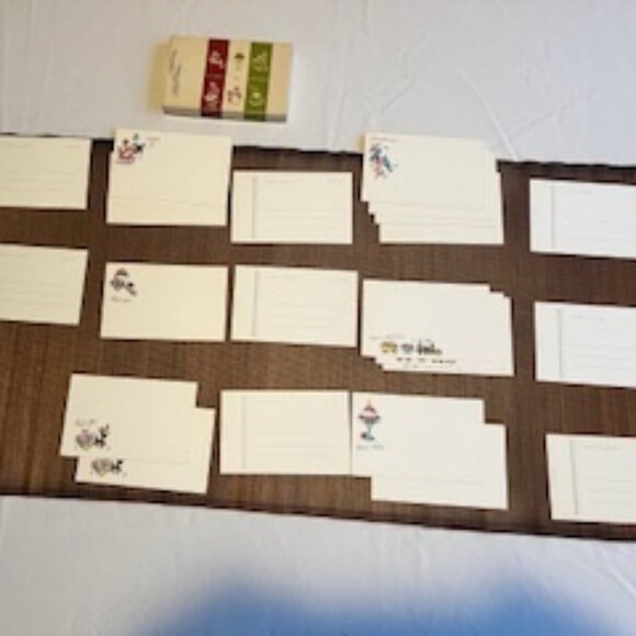 Assorted Japanese Stationery & Vintage Postcards – 60s/70s Mod BonBon Design NEW - Picture 13 of 16